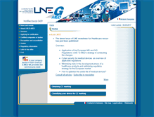 Tablet Screenshot of lne-gmed.com